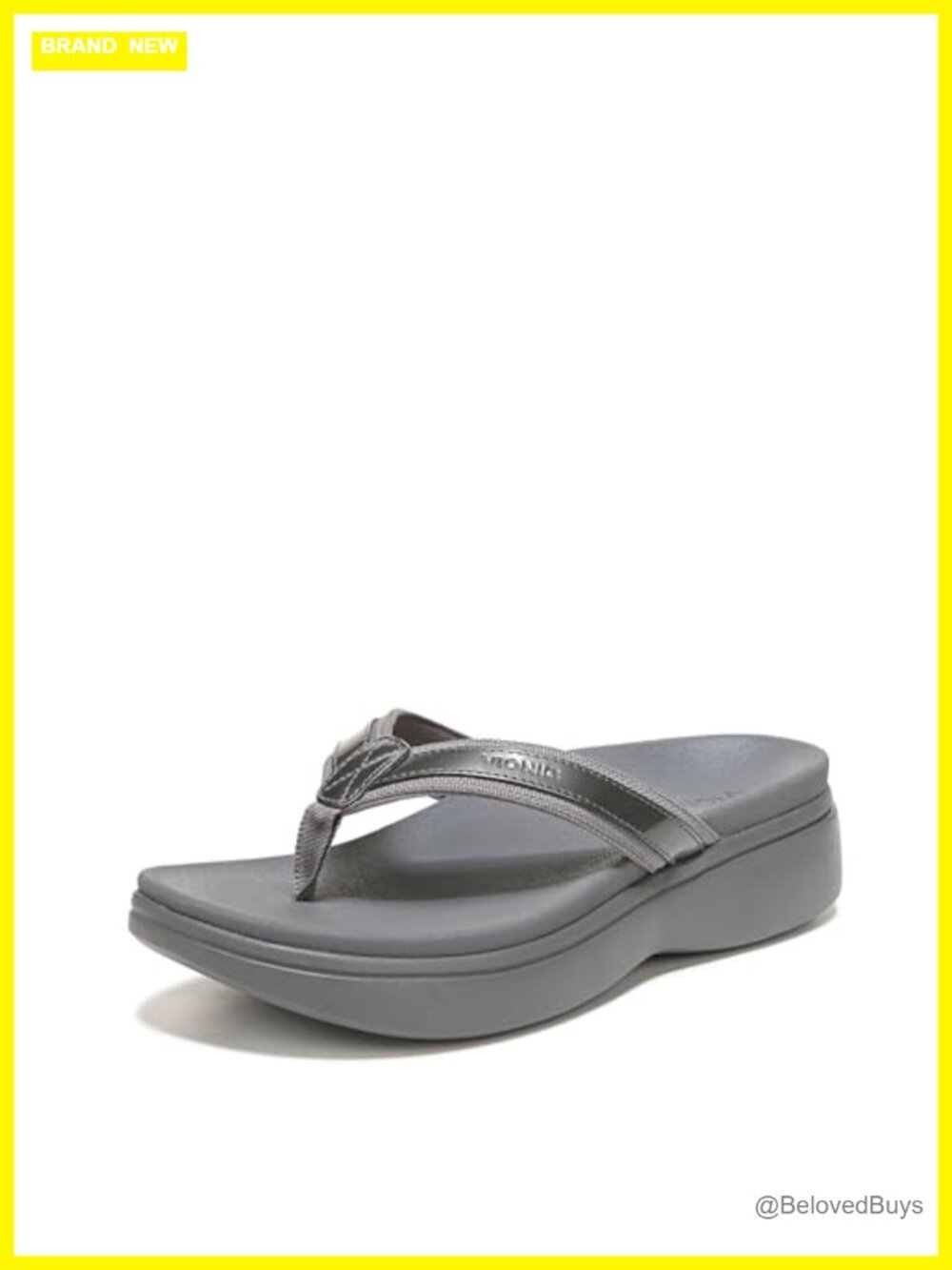 Women's Orthotic Platform Sandal with Contoured Arch Support